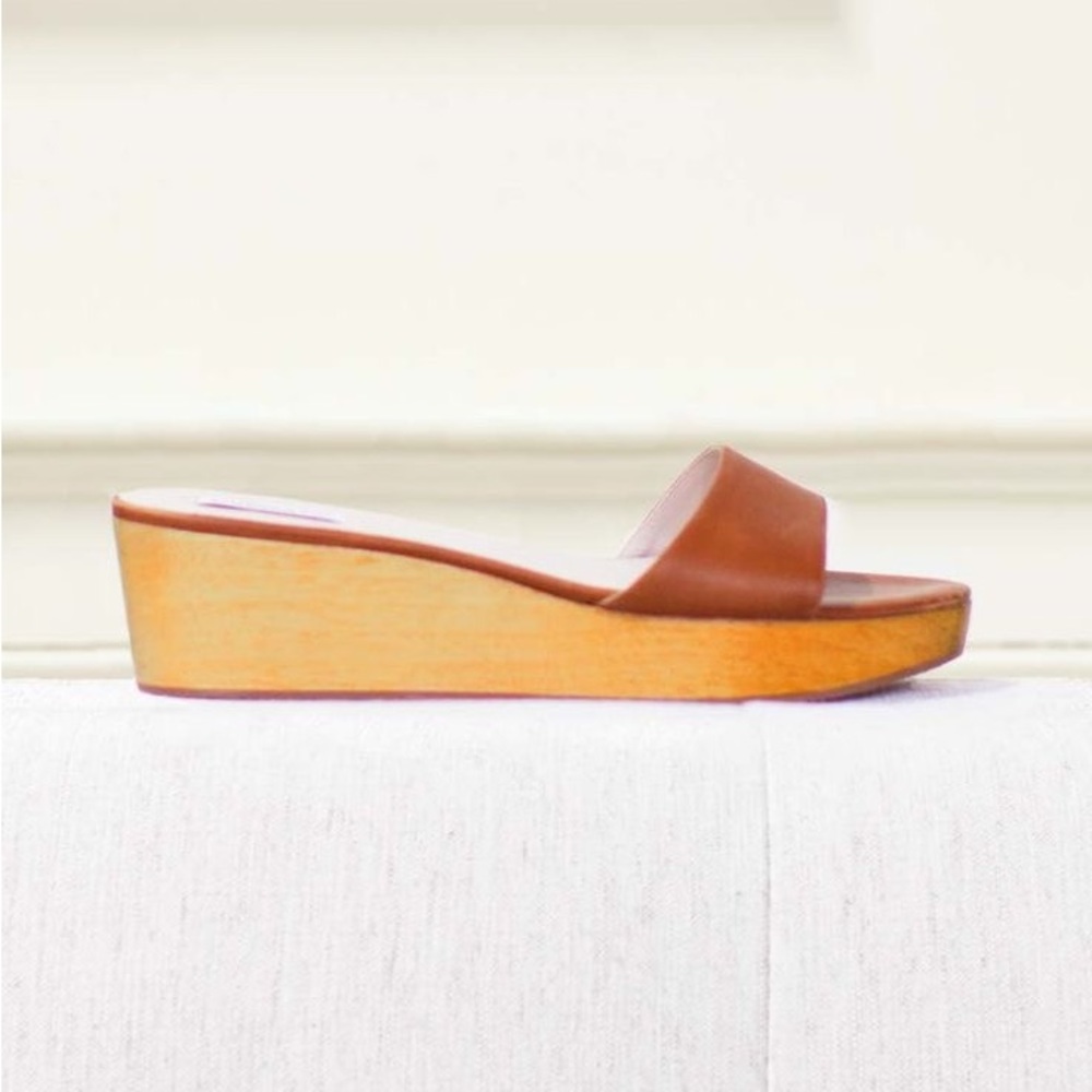 Emerson Fry Slapper Sandal In Caramello Leather Size 9 US / 39 EU